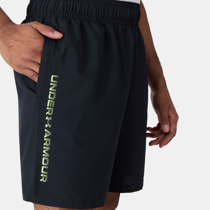 Under Armour Men's Tech Woven Wordmark Training Shorts Black image number 3