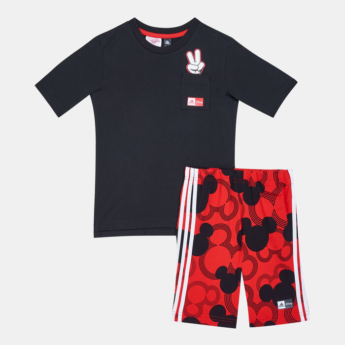 adidas Kids' X Disney Mickey Mouse Summer Set Black image number 0