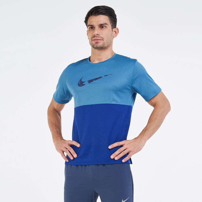Nike Men's Dri-FIT Wild Run T-Shirt Blue Nike Men's Dri-FIT Wild Run T-Shirt Blue image number 0