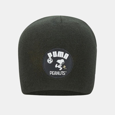 PUMA Kids' X Peanuts Classic Cuffless Beanie Black