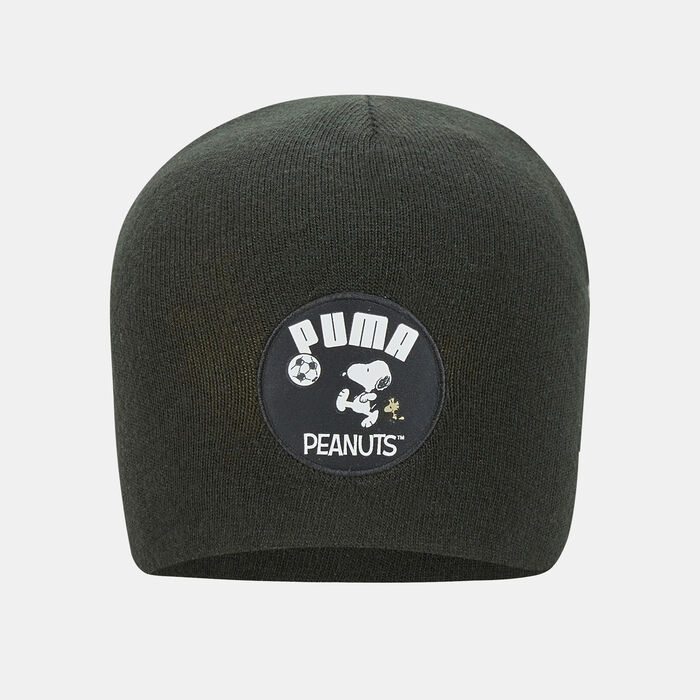 PUMA Kids' X Peanuts Classic Cuffless Beanie Black PUMA Kids' X Peanuts Classic Cuffless Beanie Black image number 0