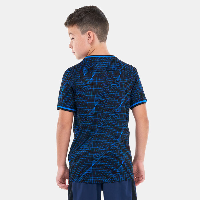 Nike Kids' Chelsea 23/24 Away Replica Football Jersey (Older Kids) Blue image number 1