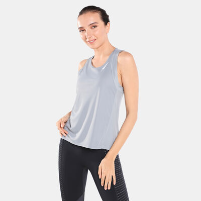 Nike Women's Dri-FIT Race Running Singlet Grey