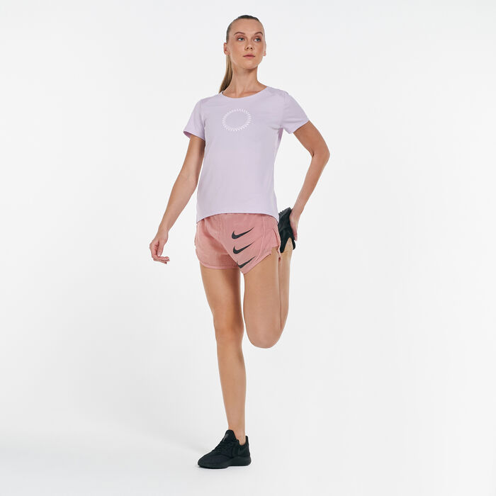 Nike Women's Icon Clash Run Top Purple Nike Women's Icon Clash Run Top Purple image number 2