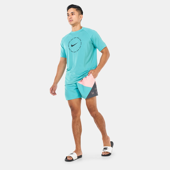 Nike Swim Men's Logo Jackknife 5-Inch Swimming Shorts Grey image number 2