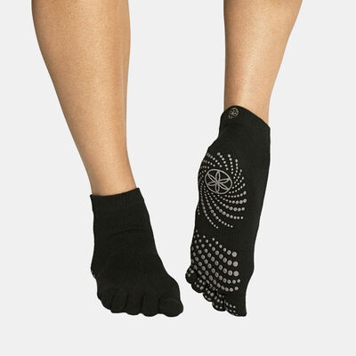 Gaiam Grippy Yoga Socks (2 Pack) Black Gaiam Grippy Yoga Socks (2 Pack) Black