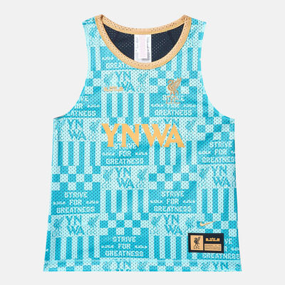 Nike Kids' LeBron x Liverpool F.C. Culture of Basketball Reversible Football Jersey Green