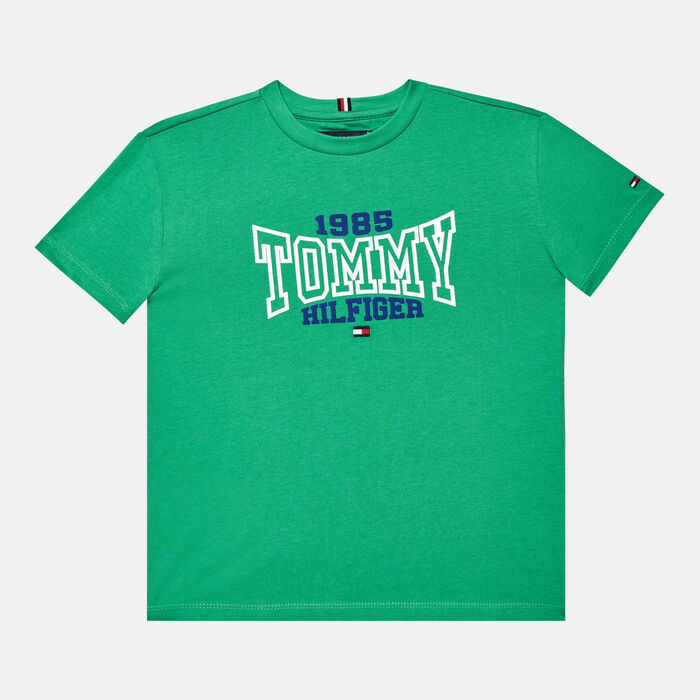 Tommy Hilfiger Kids' 1985 Collection Varsity Logo T-Shirt (Younger Kids) Blue Tommy Hilfiger Kids' 1985 Collection Varsity Logo T-Shirt (Younger Kids) Blue image number 0