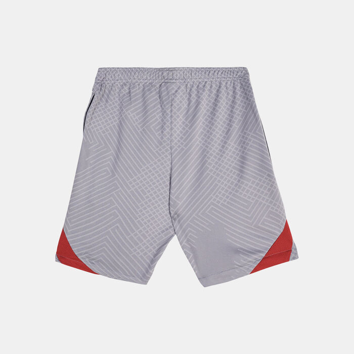 Nike Kids' Dri-FIT Liverpool F.C. Strike Knit Football Shorts (Older Kids) Grey Nike Kids' Dri-FIT Liverpool F.C. Strike Knit Football Shorts (Older Kids) Grey image number 1