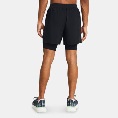 Under Armour Men's Launch 2-in-1 Running Shorts Black