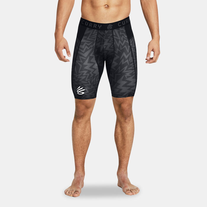 Under Armour Men's Curry HeatGear Printed Basketball Shorts Black Under Armour Men's Curry HeatGear Printed Basketball Shorts Black image number 0