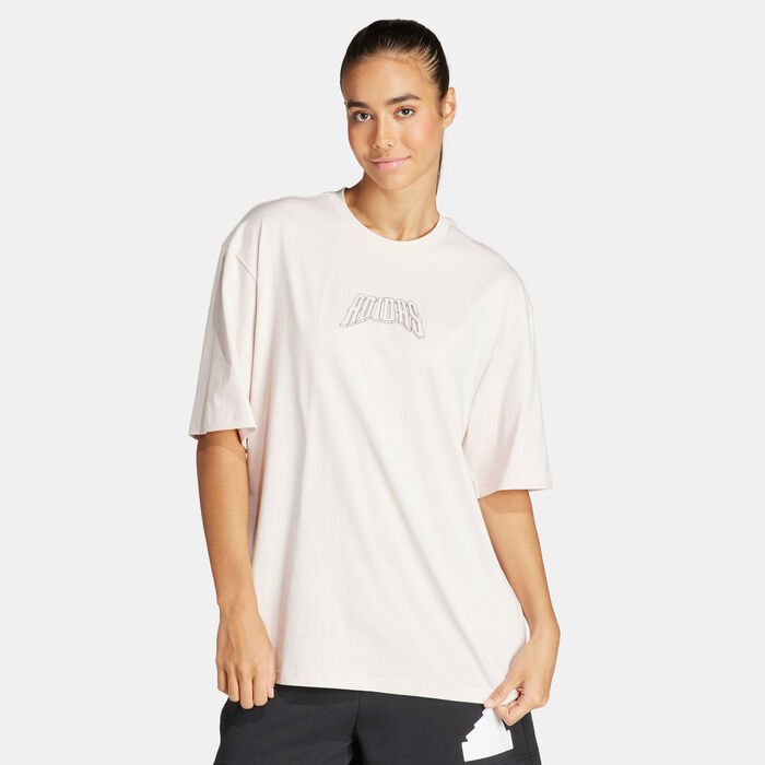adidas Women's Band Merch Graphic T-Shirt Beige adidas Women's Band Merch Graphic T-Shirt Beige image number 0
