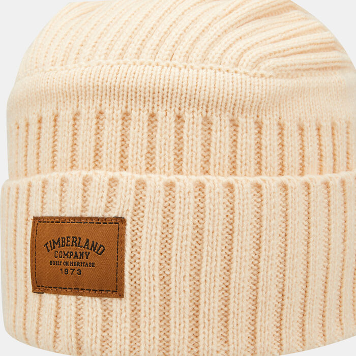 Timberland Men's Gulf Beach Beanie White Timberland Men's Gulf Beach Beanie White image number 2