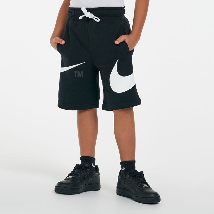 Nike Kids' Sportswear Swoosh Shorts Black Nike Kids' Sportswear Swoosh Shorts Black image number 0