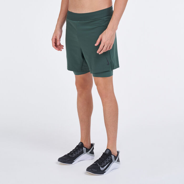Nike Men's 2-in-1 Yoga Shorts Multi image number 0