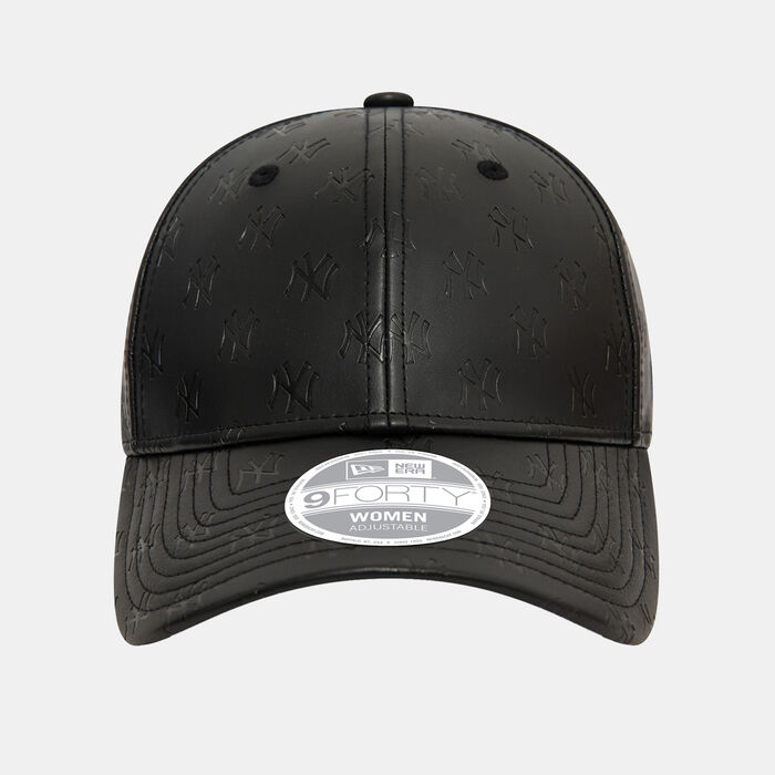 New Era Men's MLB New York Yankees Monogram 9FORTY Cap Black image number 0