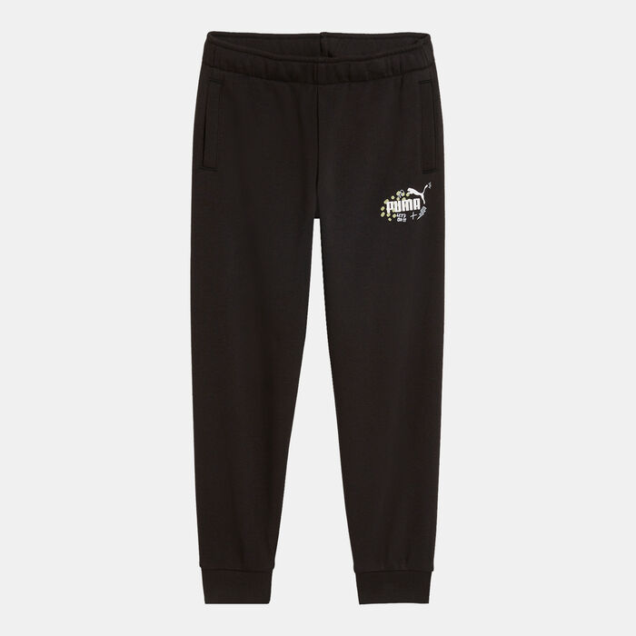 PUMA Kids' Essential+ Sweatpants Black PUMA Kids' Essential+ Sweatpants Black image number 0