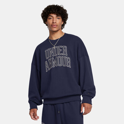 Under Armour Men's Icon Terry Sweatshirt Blue Under Armour Men's Icon Terry Sweatshirt Blue