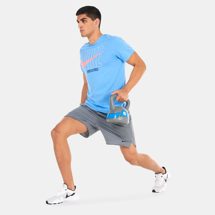 Nike Men's Dri-FIT HBR T-Shirt Blue Nike Men's Dri-FIT HBR T-Shirt Blue image number 2