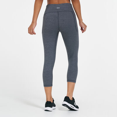 Under Armour Women's UA Meridian Heather Cropped Leggings Black