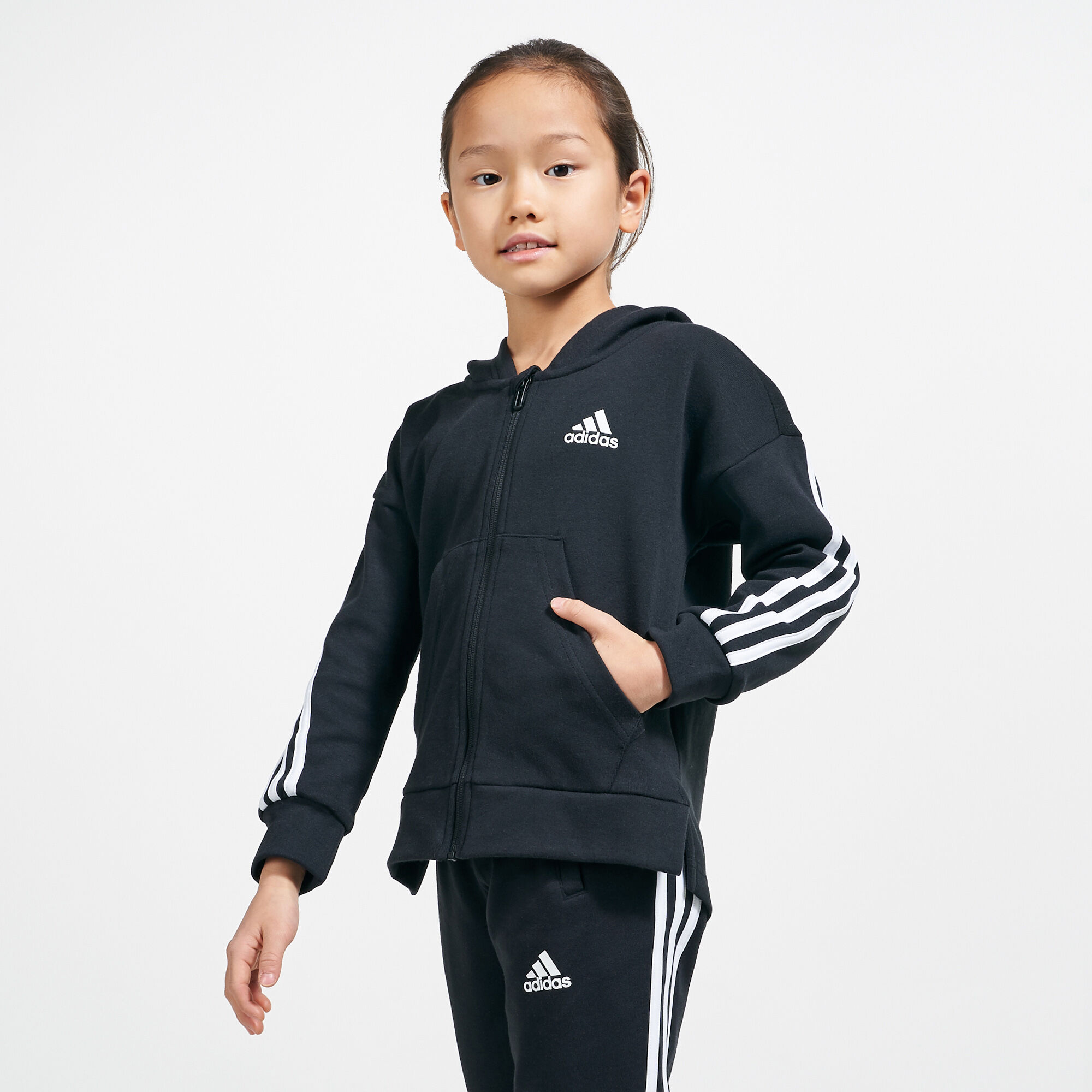 Boys adidas zip hoodie store