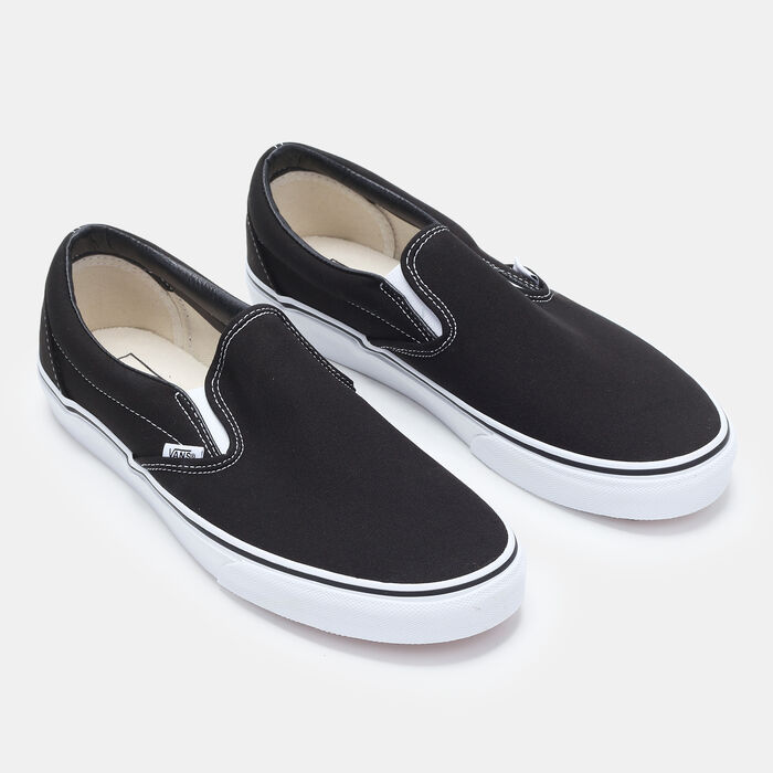 Vans Classic Slip-On Unisex Shoes Black Vans Classic Slip-On Unisex Shoes Black image number 1