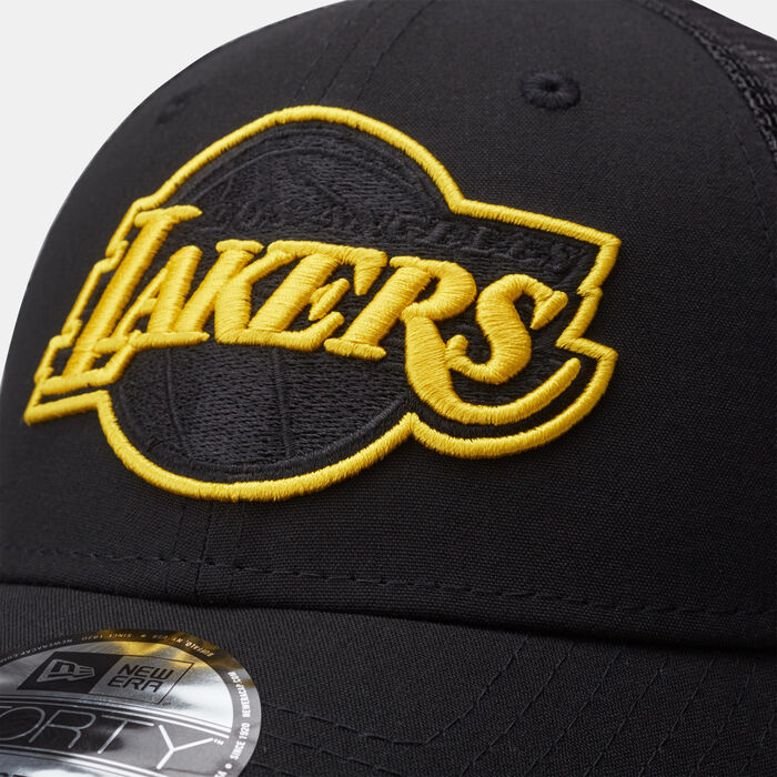 New Era Men's 9Forty Los Angeles Lakers Trucker Cap Black New Era Men's 9Forty Los Angeles Lakers Trucker Cap Black image number 2