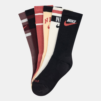 Nike Everyday Plus Cushioned Crew Socks (6 Pairs) Brown