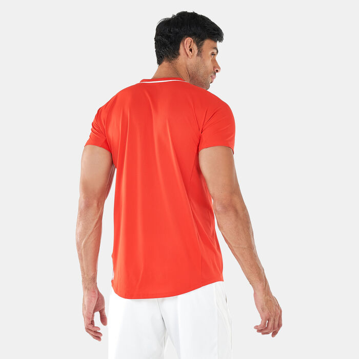 Nike Men's Court Dri-FIT Polo Shirt Red image number 1