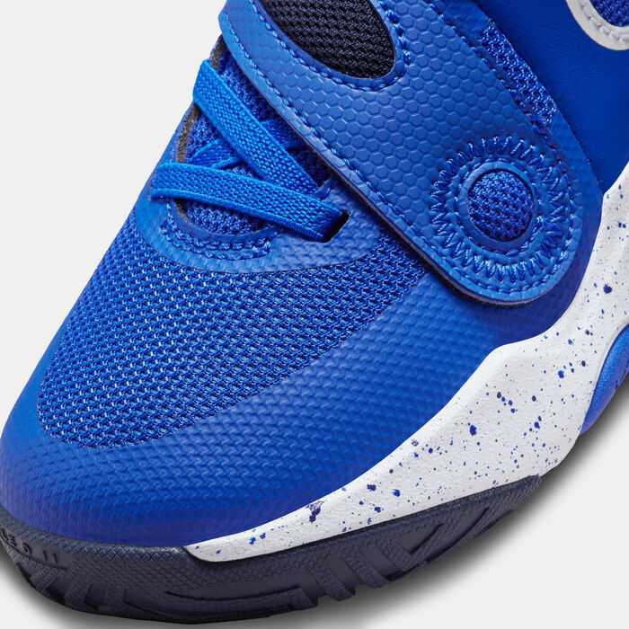 Nike Kids' Team Hustle D 11 Basketball Shoes Blue image number 4
