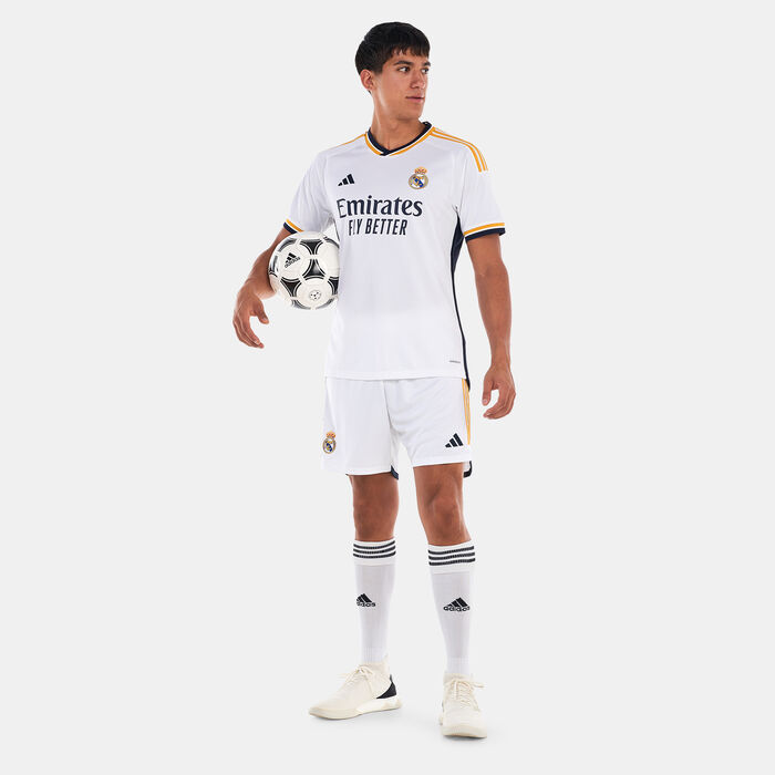 adidas Men's Real Madrid Home Jersey - 2023/24 White adidas Men's Real Madrid Home Jersey - 2023/24 White image number 2