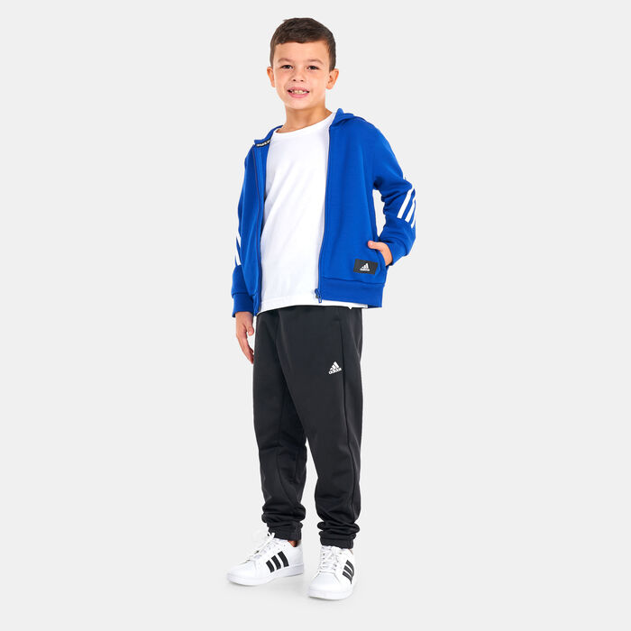 adidas Kids' Future Icon 3-Stripes Jacket Blue adidas Kids' Future Icon 3-Stripes Jacket Blue image number 2