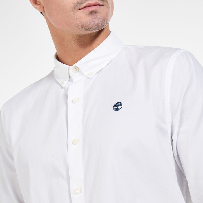 Timberland Men's Ela River Elevated Oxford Shirt White Timberland Men's Ela River Elevated Oxford Shirt White image number 3
