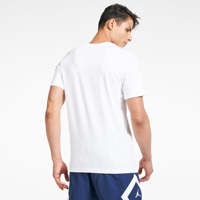 Jordan Men's Paris Saint-Germain Wordmark T-Shirt White image number 1