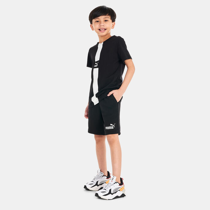 PUMA Kids' Essential Sweat Shorts Black PUMA Kids' Essential Sweat Shorts Black image number 3