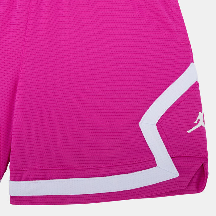 Jordan Kids' Dri-FIT Sport Diamond Basketball Shorts (Older Kids) Pink image number 2