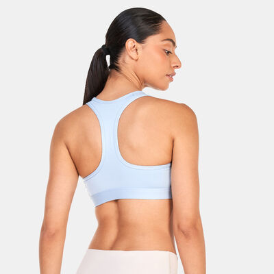 Nike Women's Dri-FIT Swoosh Medium-Support Training Sports Bra Blue