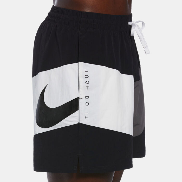 Nike Swim Men's Logo Swimming Shorts Black Nike Swim Men's Logo Swimming Shorts Black image number 5
