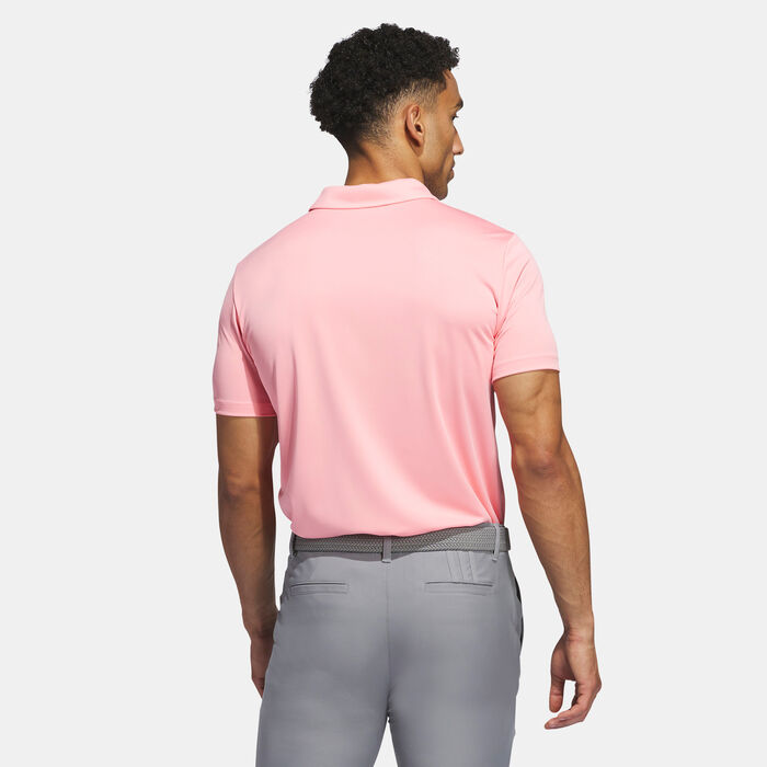 adidas Men's Drive Polo Shirt Pink image number 1