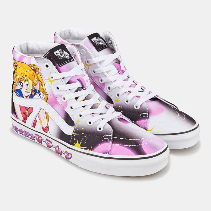Vans Pretty Guardian Sailor Moon Sk8-Hi Unisex Shoe Pink Vans Pretty Guardian Sailor Moon Sk8-Hi Unisex Shoe Pink image number 1