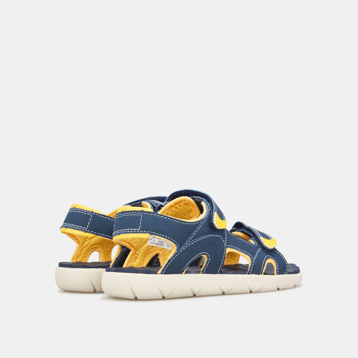 Timberland Kids' Perkins Row 2-Strap Sandals Black Timberland Kids' Perkins Row 2-Strap Sandals Black image number 2