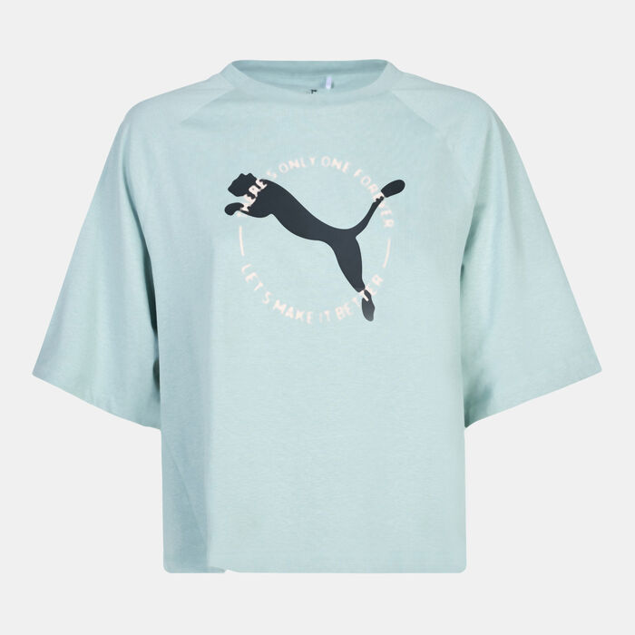 PUMA Women's Better Sportswear T-Shirt Green PUMA Women's Better Sportswear T-Shirt Green image number 0