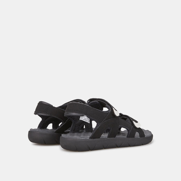 Timberland Kids' Perkins Row 2-Strap Sandals Black Timberland Kids' Perkins Row 2-Strap Sandals Black image number 2
