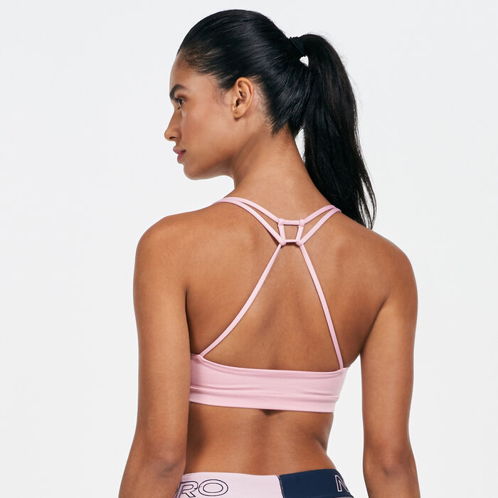 Nike Women's Dri-FIT Indy Sports Bra Pink Nike Women's Dri-FIT Indy Sports Bra Pink image number 1