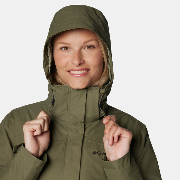 Columbia Women's Bugaboo II Fleece Interchange Hiking Jacket Green Columbia Women's Bugaboo II Fleece Interchange Hiking Jacket Green image number 3
