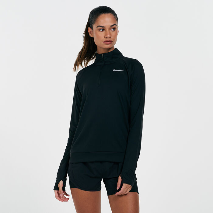 Nike Women's Pacer T-Shirt Black Nike Women's Pacer T-Shirt Black image number 0