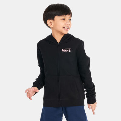 Vans Kids' Little Lizzie Full Zip Hoodie (Older Kids) Black Vans Kids' Little Lizzie Full Zip Hoodie (Older Kids) Black