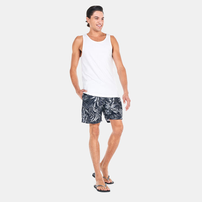 Speedo Men's Print Leisure Swimming Shorts (18 inch( Black Speedo Men's Print Leisure Swimming Shorts (18 inch( Black image number 2