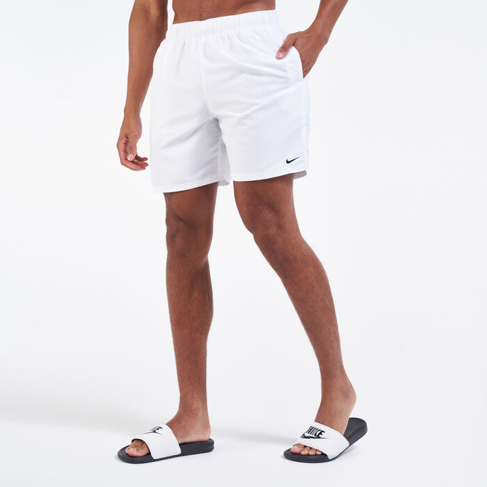 Nike Swim Men's Swim 7-Inch Volley Shorts White image number 0