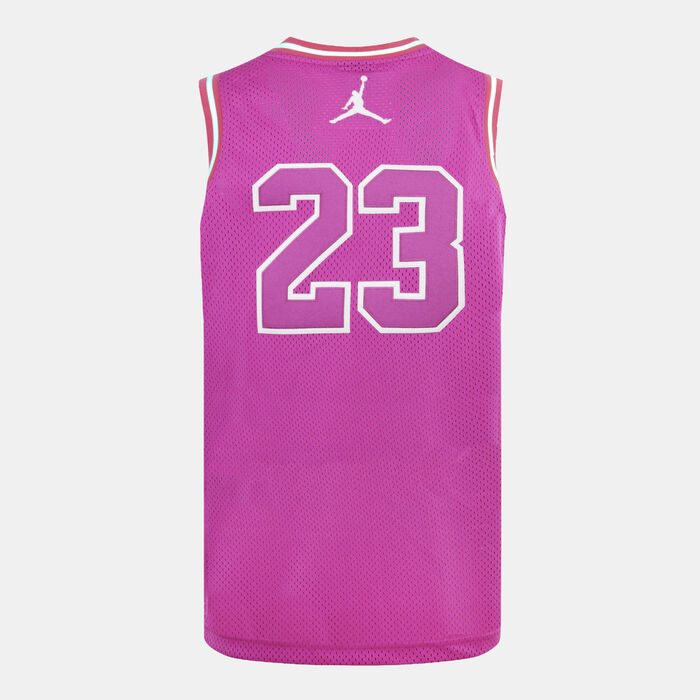 Jordan Kids' 23 Jersey Top Pink image number 1